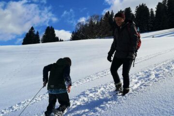 schetteregg winterwanderung mit kindern bregenzerwald
