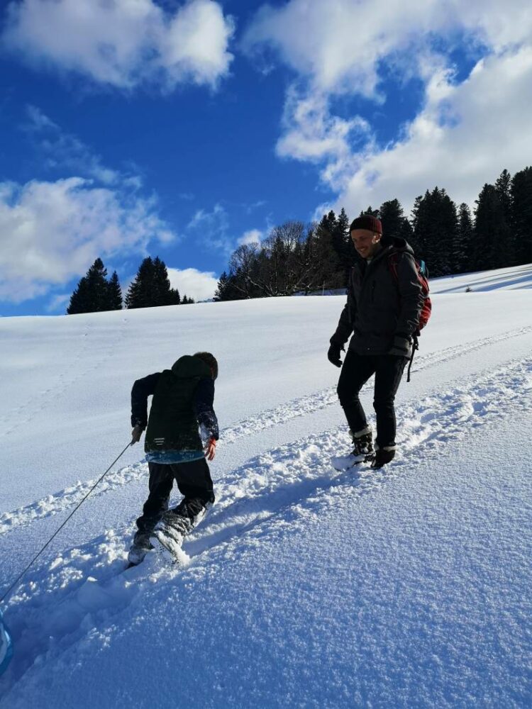 schetteregg winterwanderung mit kindern bregenzerwald